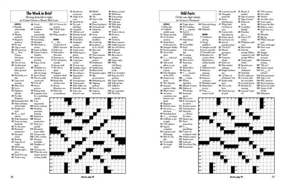 Unplugged Weekend Crosswords