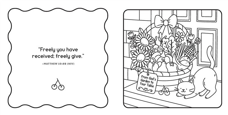 Simple Gifts Christian Coloring: Garden Glory