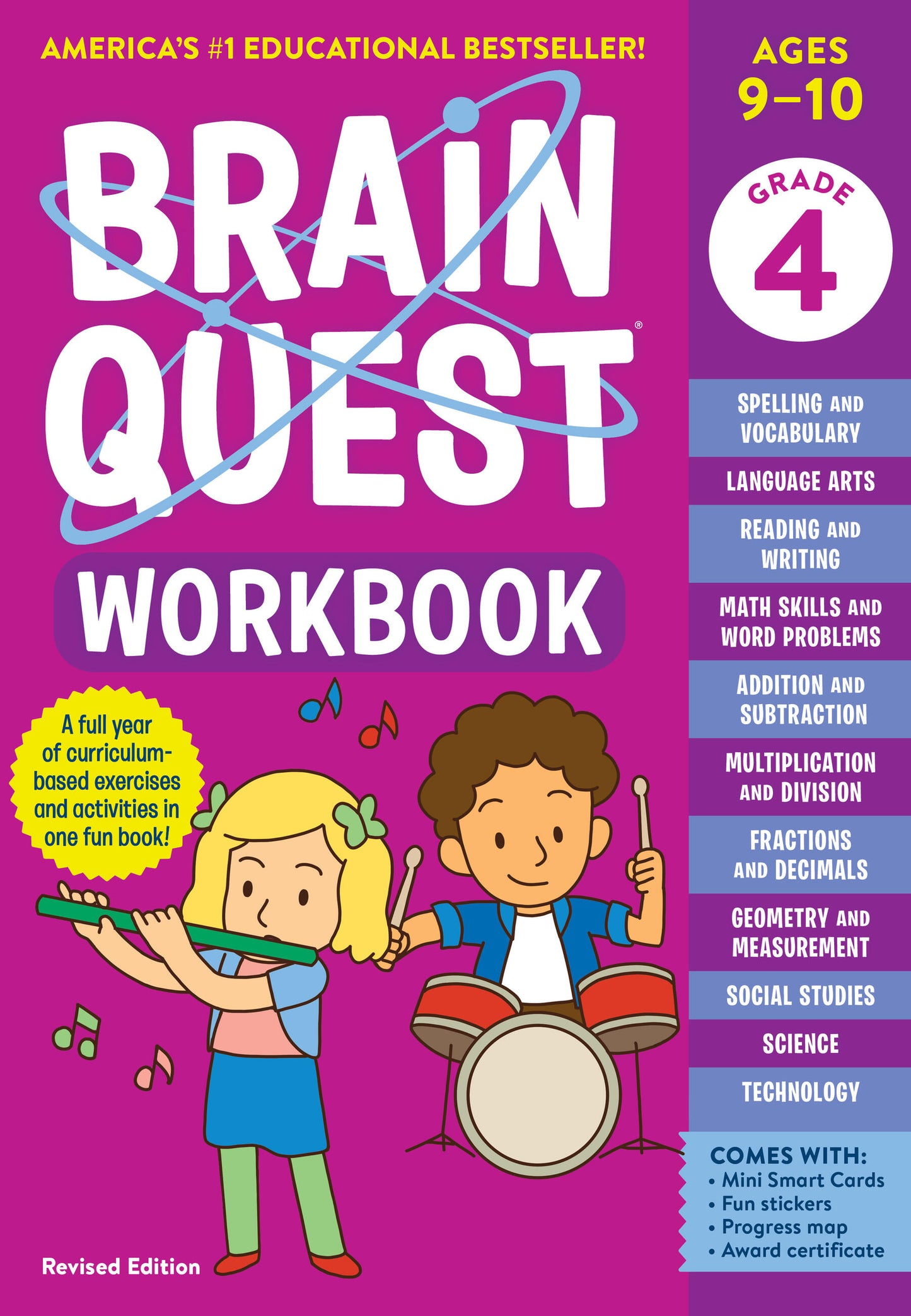 Cahier d'exercices Brain Quest : édition révisée pour la 4e année