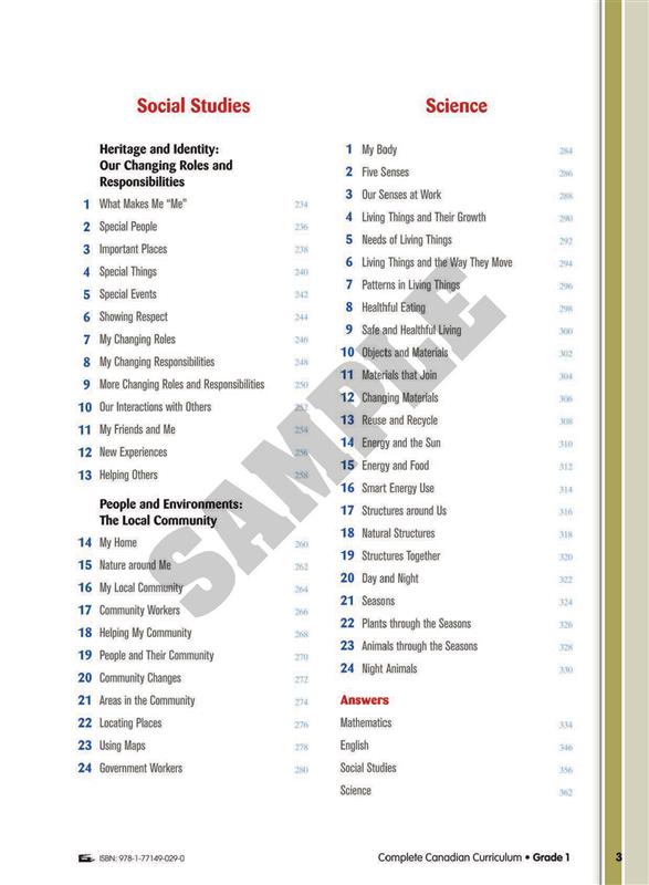 Complete Canadian Curriculum 1 (Revised &amp; Updated)