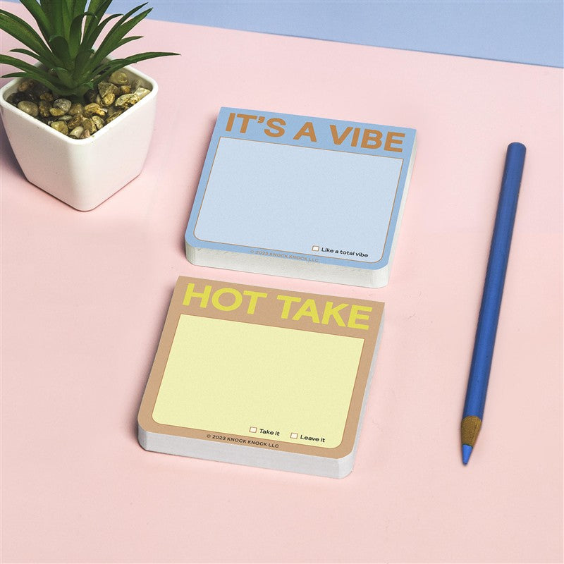 Hot Take Sticky Notes