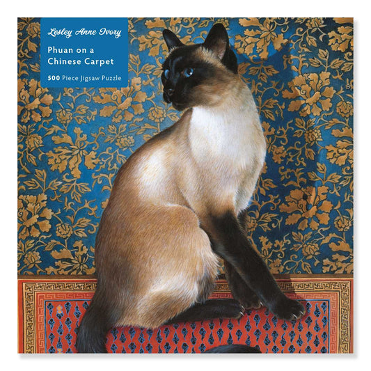 Puzzle adulte Lesley Anne Ivory : Phuan sur un tapis chinois (500 pièces)