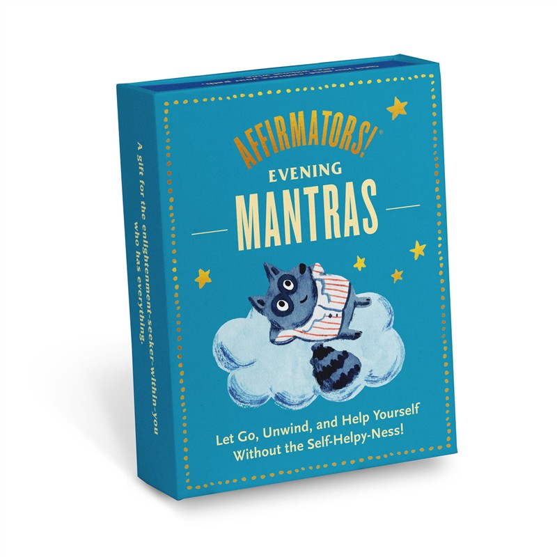 Affirmators! Mantras Evening Night Affirmation Cards Deck (30 Cards)
