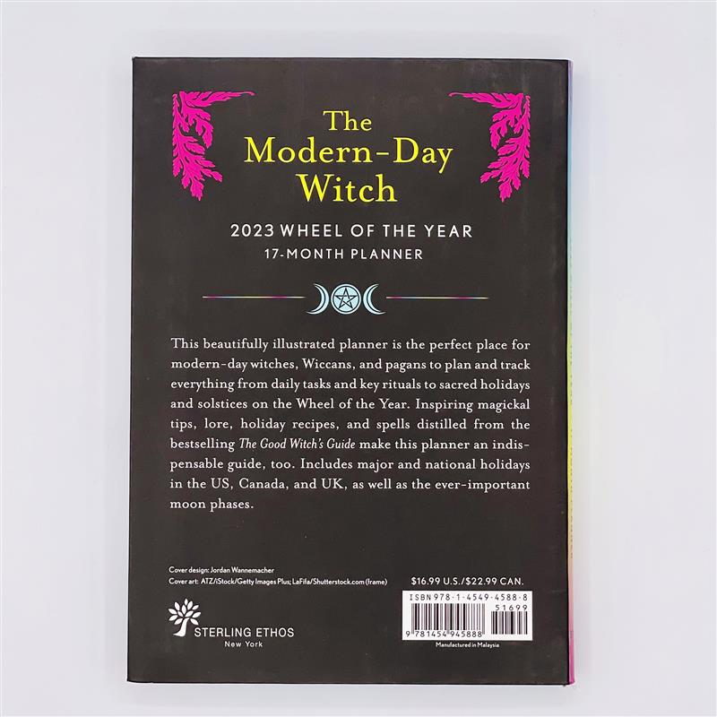 The Modern-Day Witch 2023 Wheel of the Year 17-Month Planner