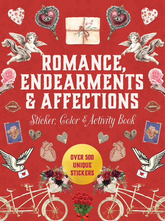 Romance, Endearments &amp; Affections Sticker, Color &amp; Activity Book