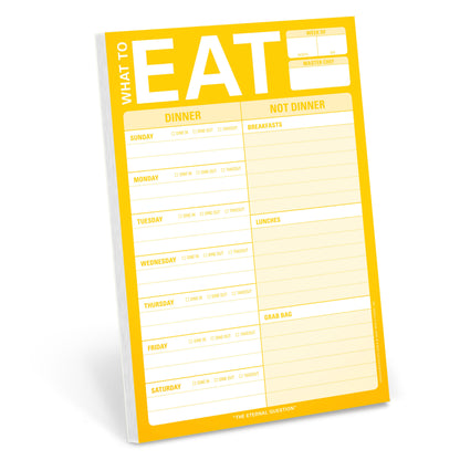 What to Eat Pad with Magnet (Yellow)