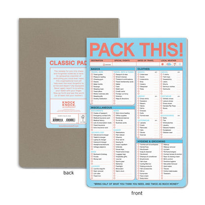 Pack This Pad (Pastel Version)
