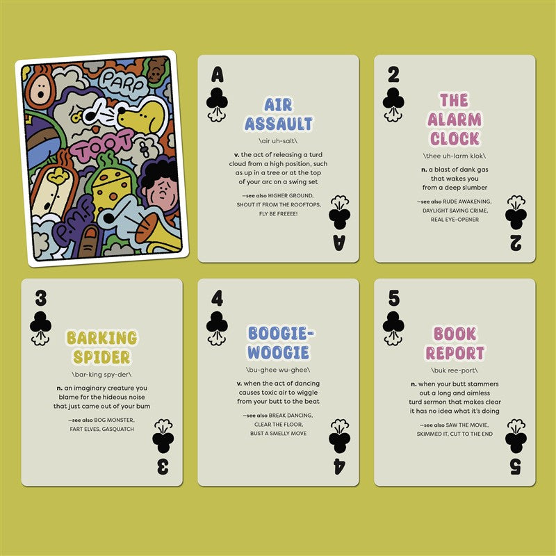 52 Farts Playing Cards