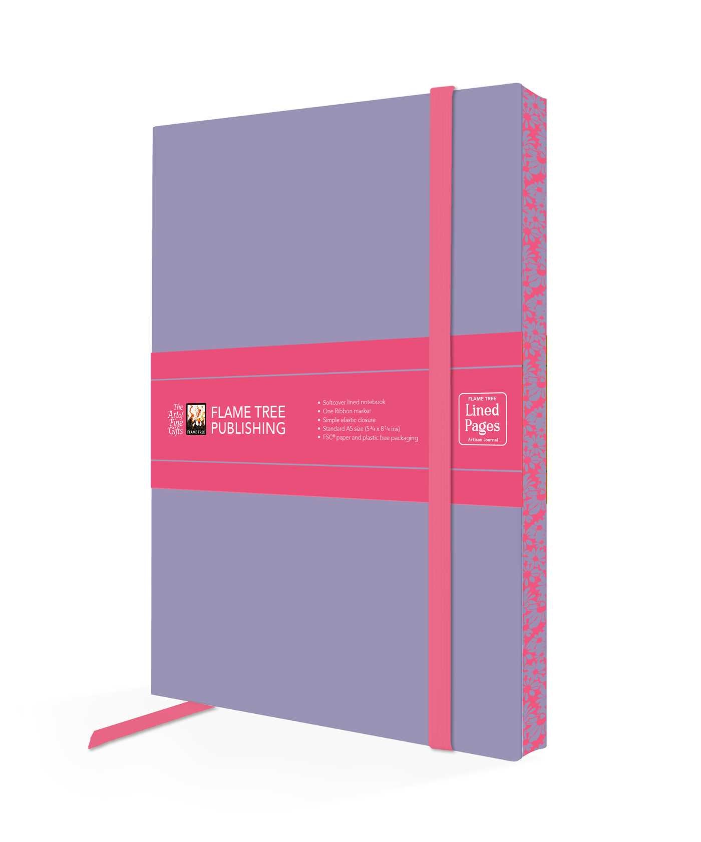Lilac Pink Artisan Paperback Notebook