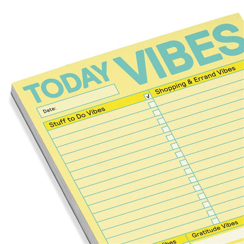 It's a Vibe Pad, To Do Pad, Shopping and Errands List Pad