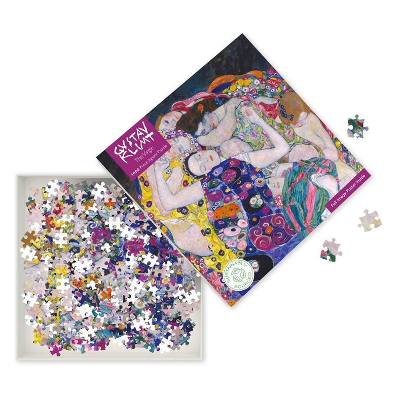 Adult Sustainable Jigsaw Puzzle Gustav Klimt: The Virgin