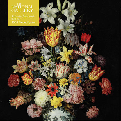 Adult Jigsaw Puzzle National Gallery: Bosschaert the Elder: A Still Life of Flowers