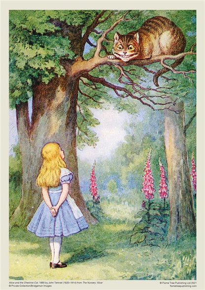 Adult Jigsaw Puzzle Alice and the Cheshire Cat