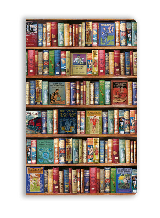 Bodleian Libraries: Hobbies & Pastimes Vintage Bookshelves (Soft Touch Journal)