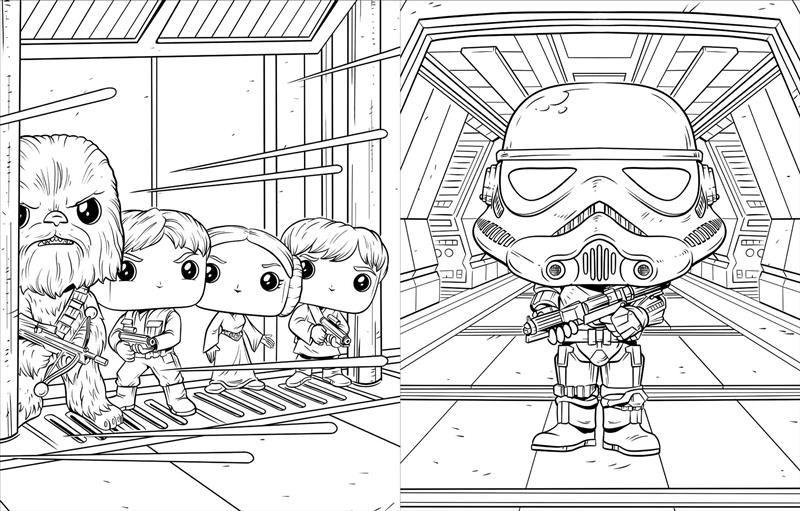 Star Wars: The Official Funko POP! Coloring Book