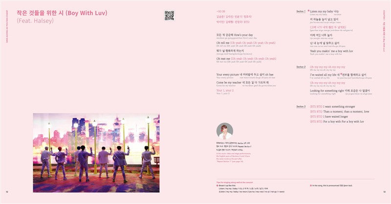 BTS Lyrics Inside