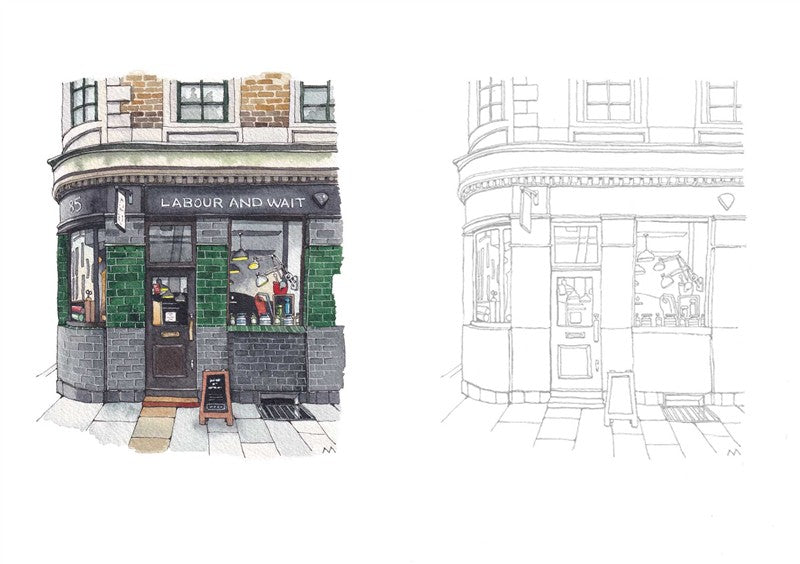 Urban Anna's We'll Always Have London Coloring Book