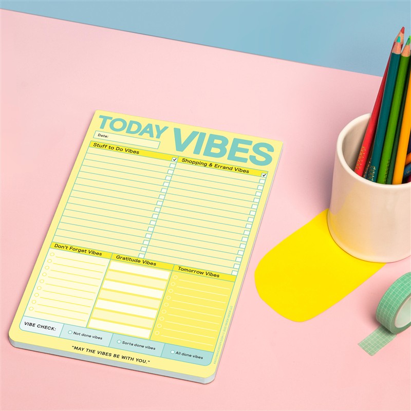 It's a Vibe Pad, To Do Pad, Shopping and Errands List Pad