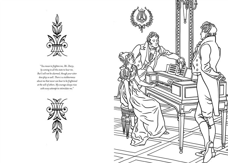 Pride and Prejudice: Classics Coloring