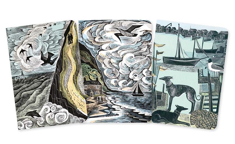 Angela Harding: Coastlines Set of 3 Midi Notebooks