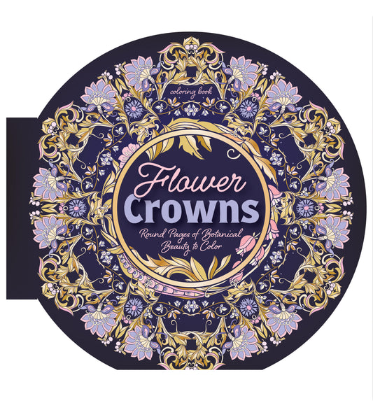Flower Crowns Coloring Book