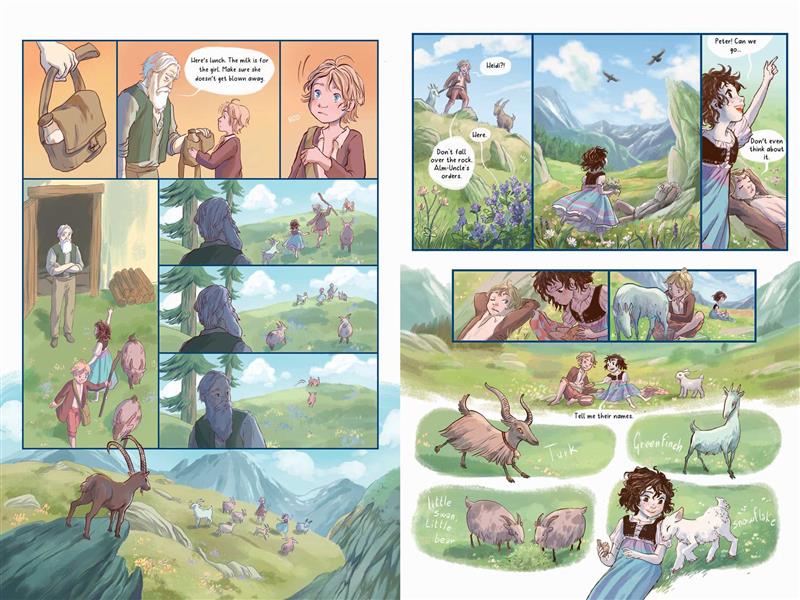Graphic Novel Classics: The Secret Garden, Anne of Green Gables, and Heidi