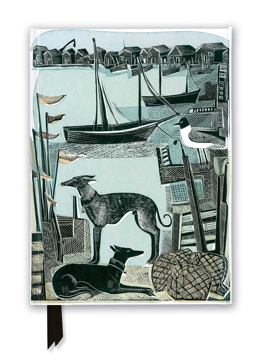 Angela Harding : Harbour Whippets (Journal déjoué)