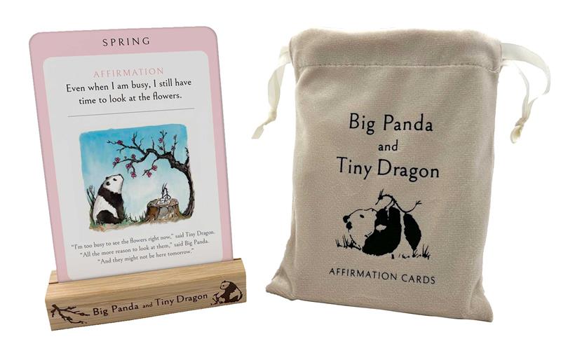 Big Panda and Tiny Dragon Affirmation Cards