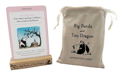 Big Panda and Tiny Dragon Affirmation Cards