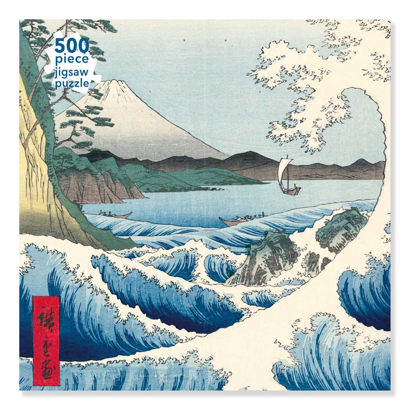 Adult Jigsaw Puzzle Utagawa Hiroshige: The Sea at Satta (500 pieces)