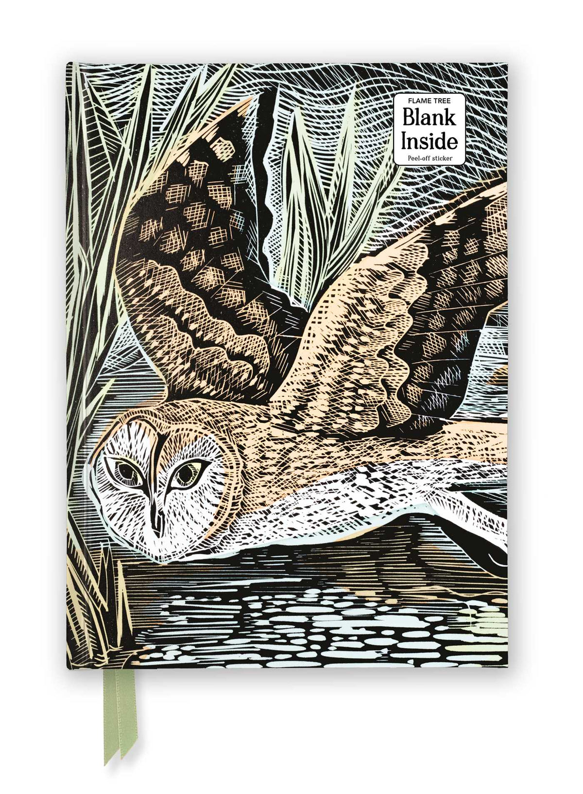 Angela Harding: Marsh Owl (Foiled Blank Journal)