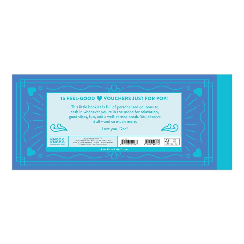 Fill in the Love Dad Vouchers, Book of 15 Dad Coupons