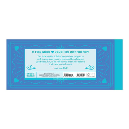 Fill in the Love Dad Vouchers, Book of 15 Dad Coupons