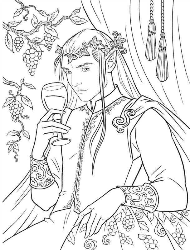 Fae: A Romantasy Coloring Book