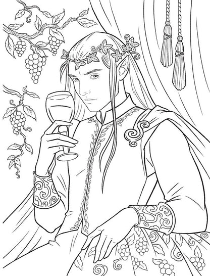 Fae: A Romantasy Coloring Book