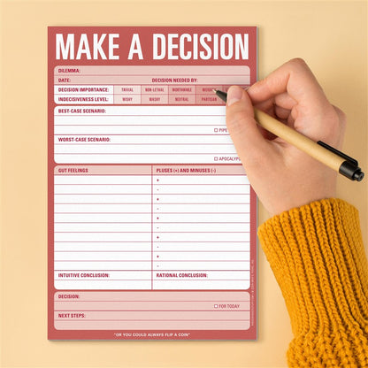 Make a Decision Pad (Red)