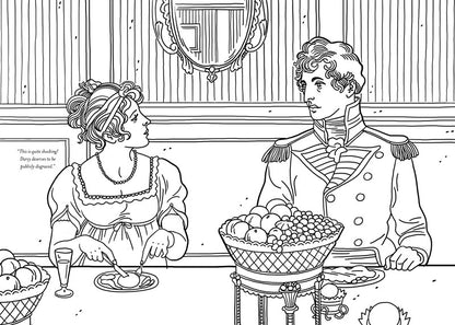 Pride and Prejudice: Classics Coloring