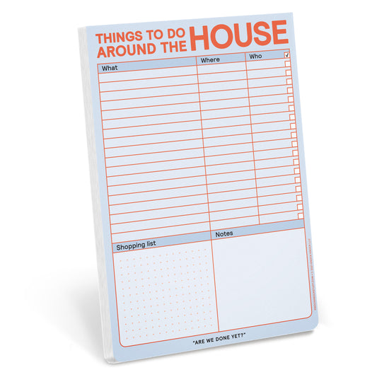 Things to Do Around the House Notepad with Magnet (Pastel Edition)