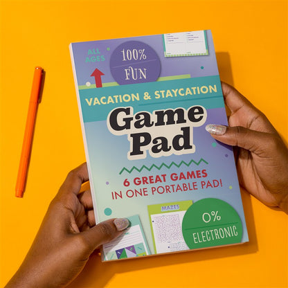 Vacation &amp; Staycation On-The-Go Game Pad, Vacation &amp; At-Home Activity Book for Kids