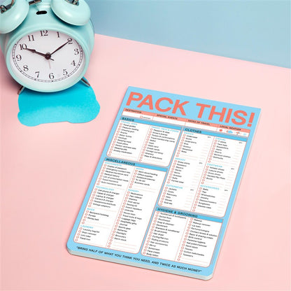 Pack This Pad (Pastel Version)