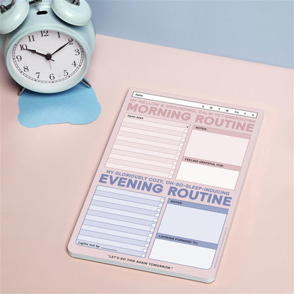 AM/PM Routine Pad - Morning Routine and Evening Routine Tracker Pad