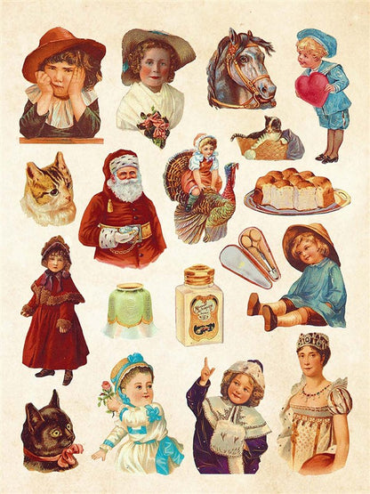 Victorian Junk Journal Cutouts