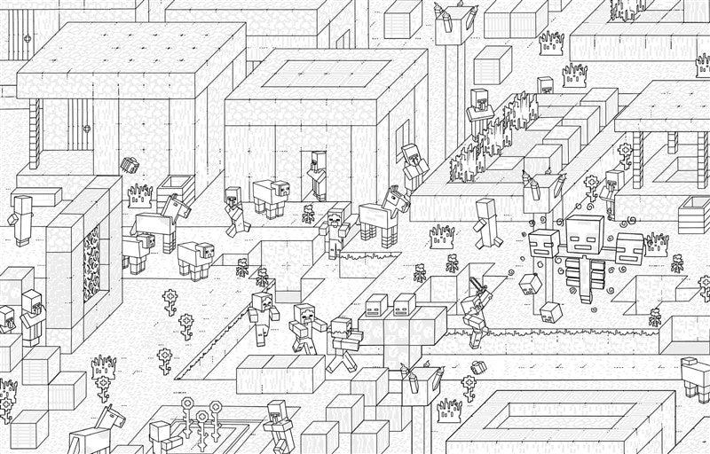 Minecraft: The Official Mini Coloring Set