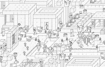 Minecraft: The Official Mini Coloring Set