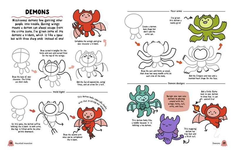 How to Draw Cute Spooky Stuff