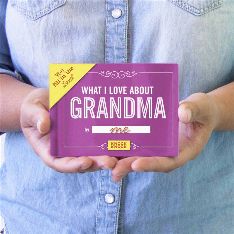 What I Love about Grandma Fill in the Love Book