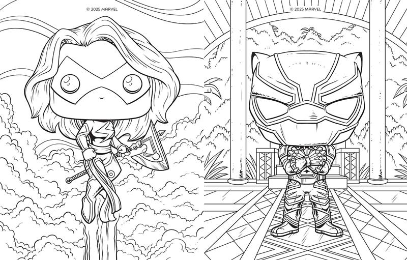 Marvel: The Official Avengers Funko POP! Coloring Book