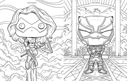Marvel: The Official Avengers Funko POP! Coloring Book