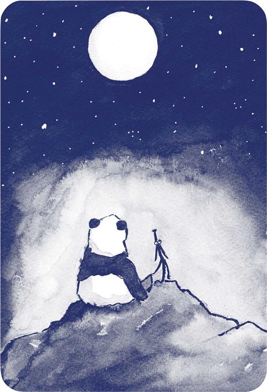 Big Panda and Tiny Dragon Affirmation Cards