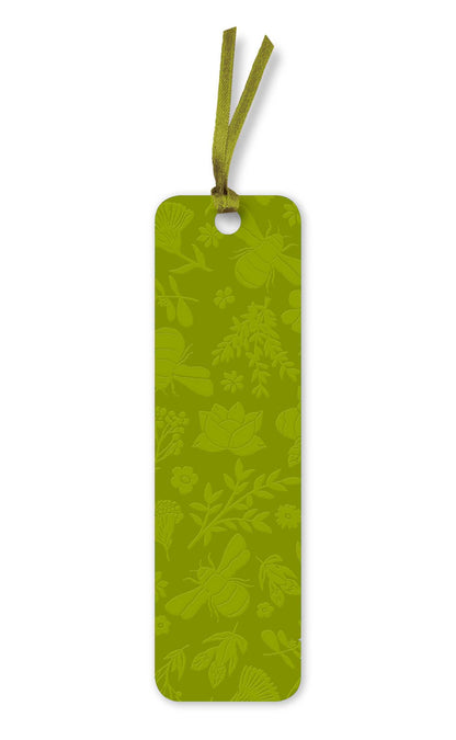 Jade Mosinski: Garden Bees Artisan Art Vegan Leather Bookmarks (pack of 10)